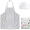 Tovla Jr. Kids Cookbook, Cooking Apron and Hat Set with Pocket for Boys and Girls, Ages 4-10 LE-BI8T-52OL - alternate 1